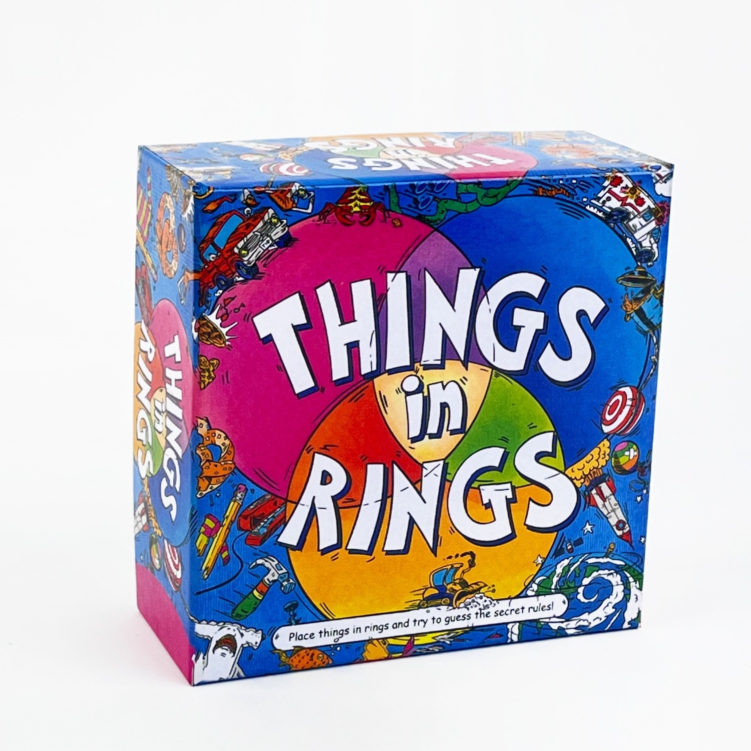 Board Game Azul - Things In Rings ファミリーカードゲーム ライトハートなロジックカードゲーム 2～6人用、家族向け20分パーティーパズルボードゲーム