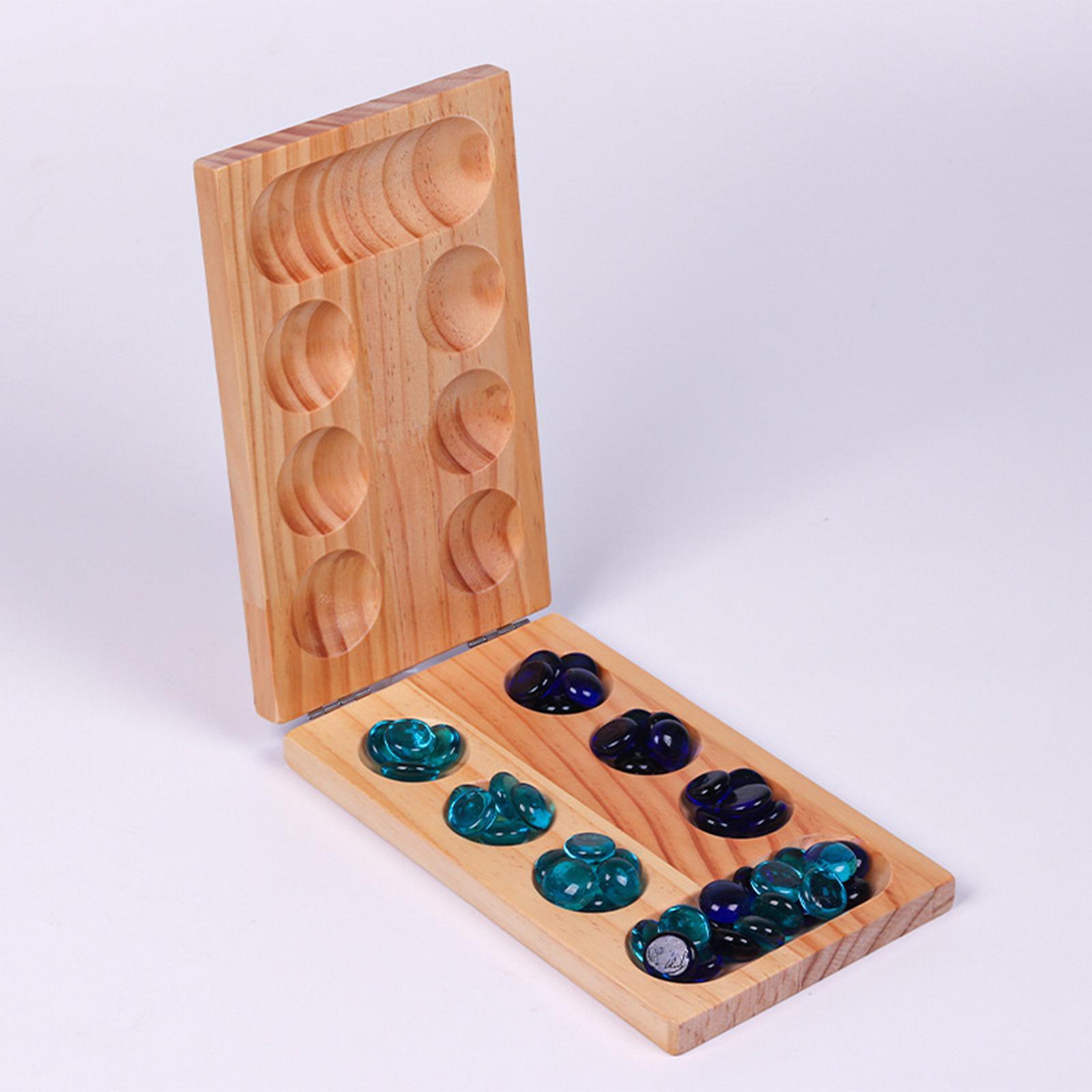 Board Game Template - 折りたたみ式木製ボードゲーム、マルチカラービーズ、パーティー、家族、旅行、旅行のための古典的な戦略