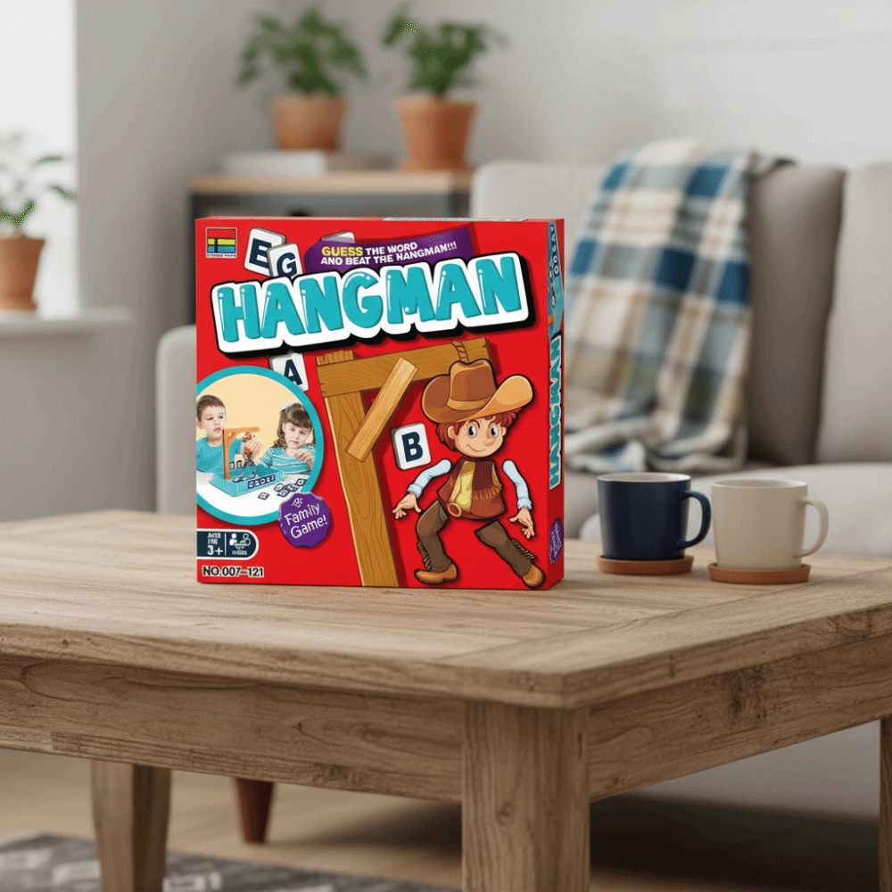 Board Game For 5 Players - 多人数参加型磁気ハンマンボードゲーム、インタラクティブな2人用ハンマンミステリー単語ゲーム、知能開発機能付き