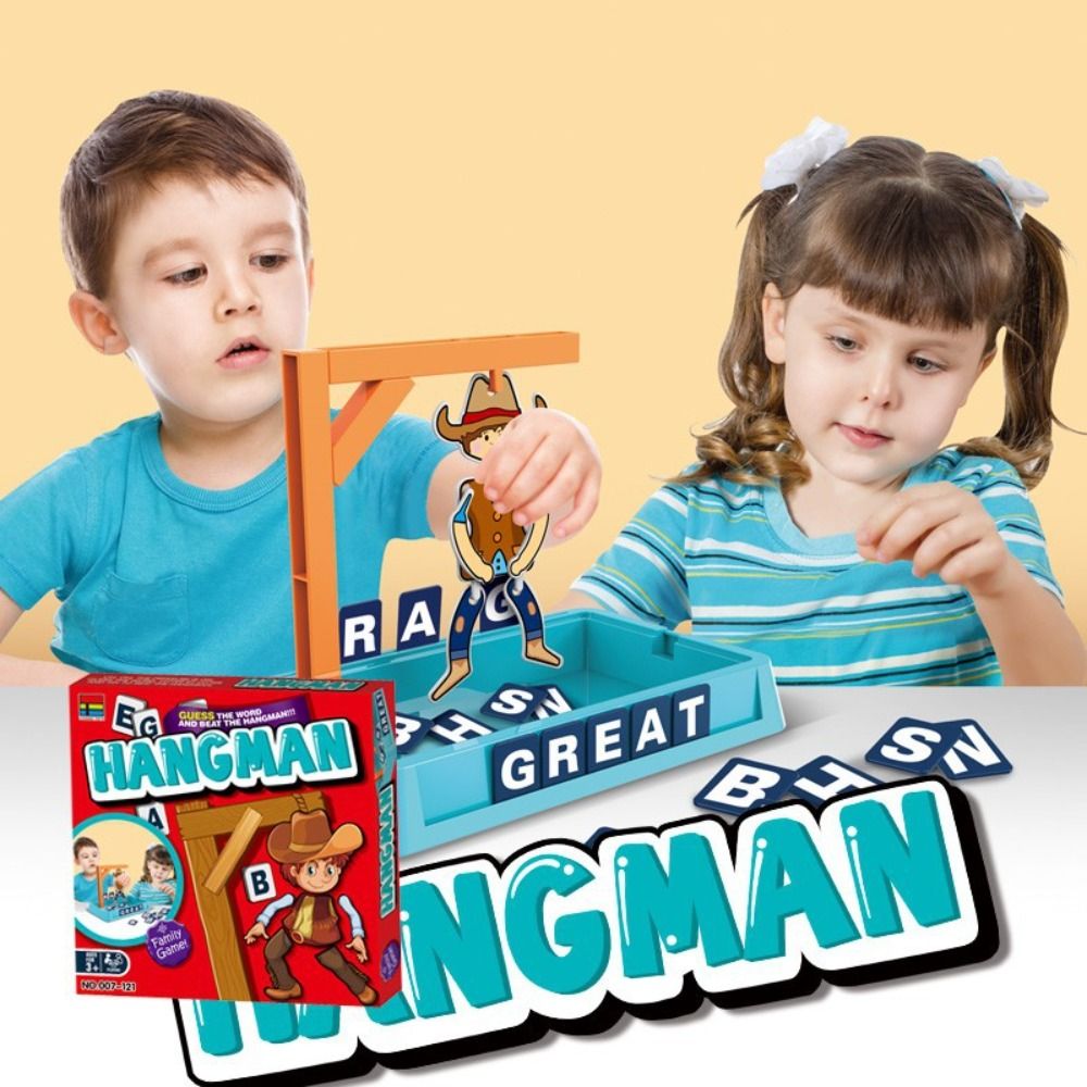 Board Game For 5 Players - 多人数対応マグネティックハングマンボードゲーム、インタラクティブな2人用ハングマンミステリーワードゲームで知性を養う