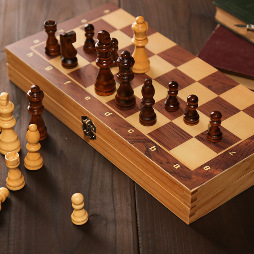 Board Game Vantage - 29x29cm 大型チェス盤 戦略的思考力を養う 3 in 1