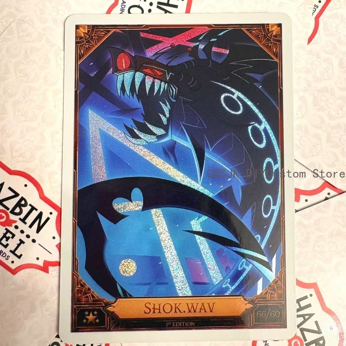 Board Game Anime - ゲーム「ハズビンホテル」アラストル・ヴォックス・リリス・ヴァギー コスプレ フラッシュカードコレクション ポーカーカード ポスター 漫画ファンコレクション