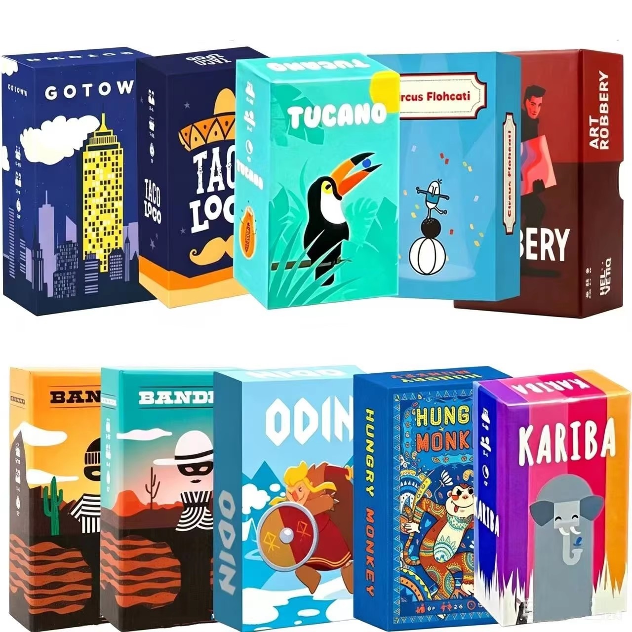 ホットボードゲーム トゥカノ |   カリバ |   アート - Board Game Bang のレビューと価格