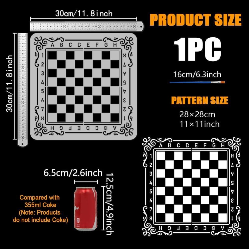 ゲームディスク用ペイントステンシル（ペイントブラシ付き）11 - Board Game Template のレビューと価格