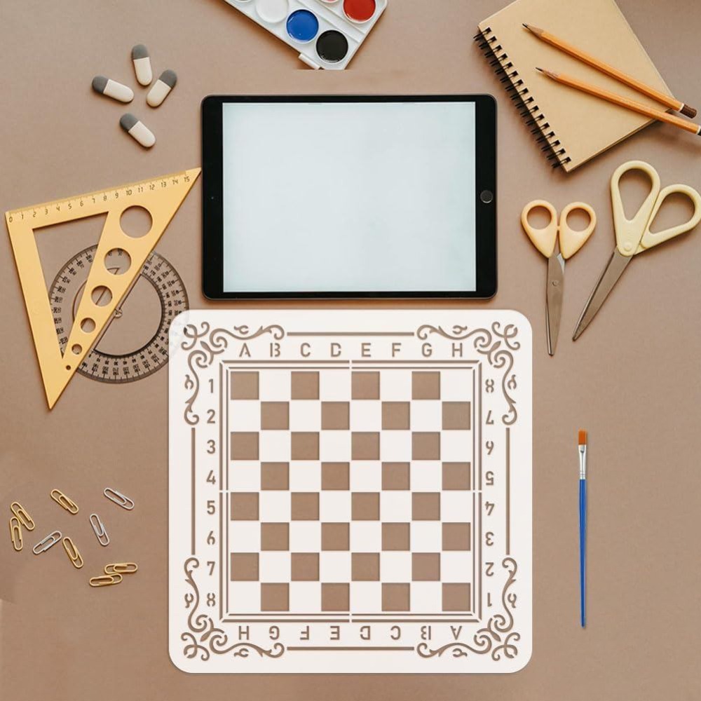ゲームディスク用ペイントステンシル（ペイントブラシ付き）11 - Board Game Template のレビューと価格