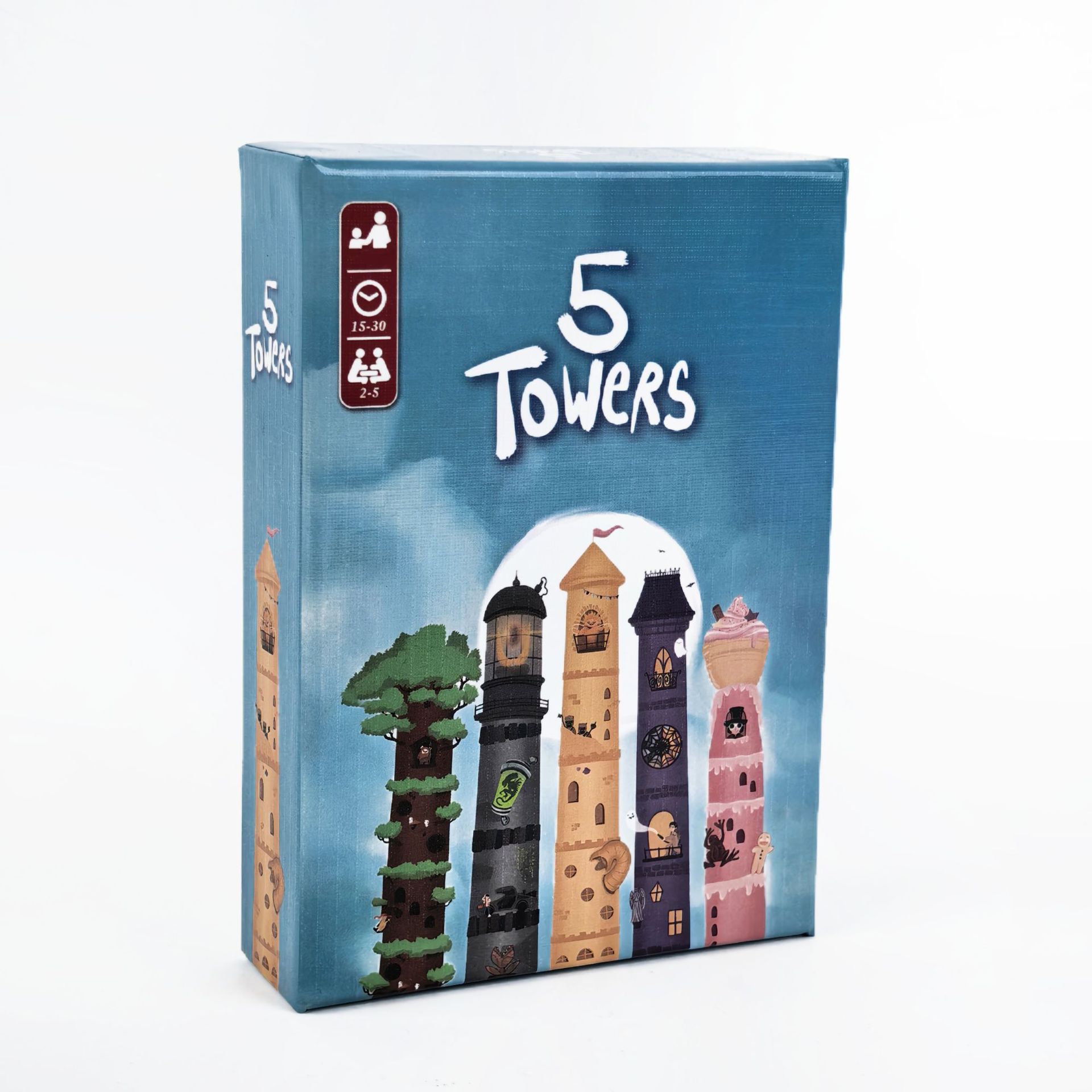 5タワーズ戦略積み重ねタワーパズルボードゲームレジャーギャザ - Board Game For 5 Players のレビューと価格