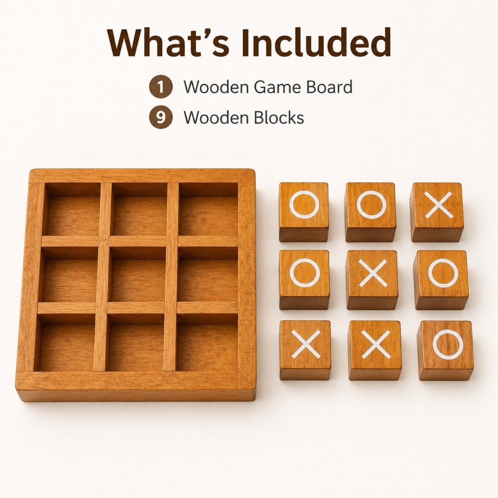 携帯用木製三目並べ 木製手作り仕上げ 教育用ボードゲーム 二 - Board Game For 5 Players のレビューと価格