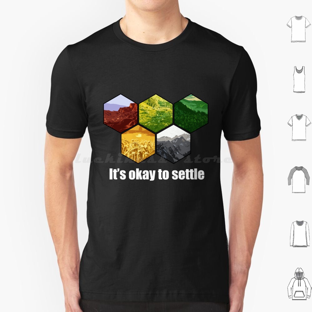 TシャツをカスタムプリントするのはOKです コットン製 メン - Board Game Catan のレビューと価格