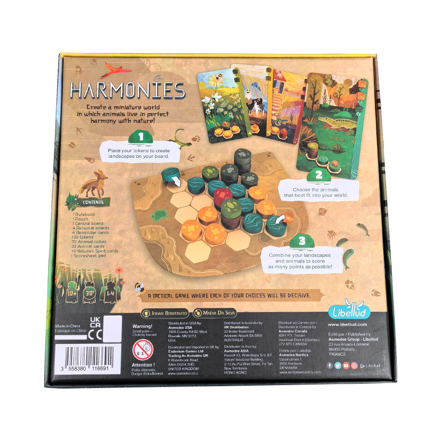 ハーモニー - ボードゲーム - 動物のための風景と生息地の - Board Game Azul のレビューと価格