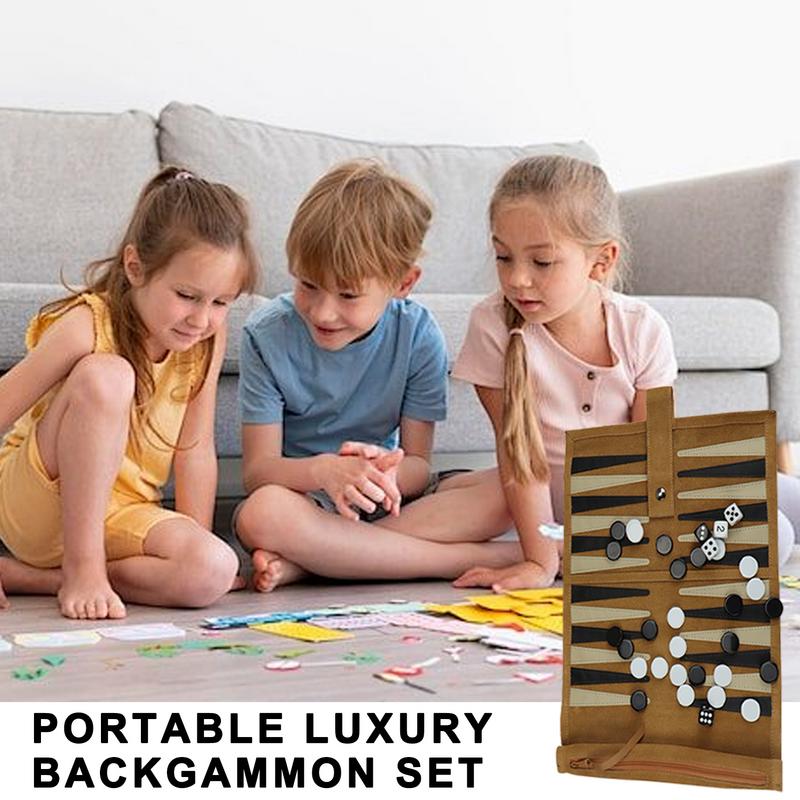 ポータブルバックギャモンゲームセット、旅行戦略、小型 - Board Game Vantage のレビューと価格