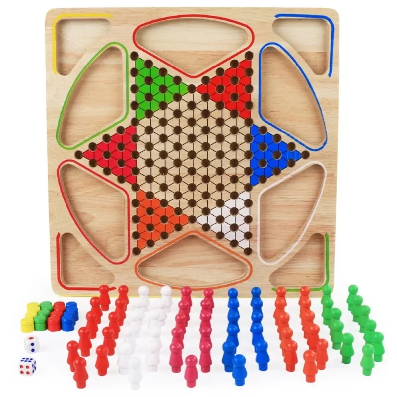 子供、家族、2 in 1の両面ミニチェッカーボード、木製の飛 - Board Game Catan のレビューと価格
