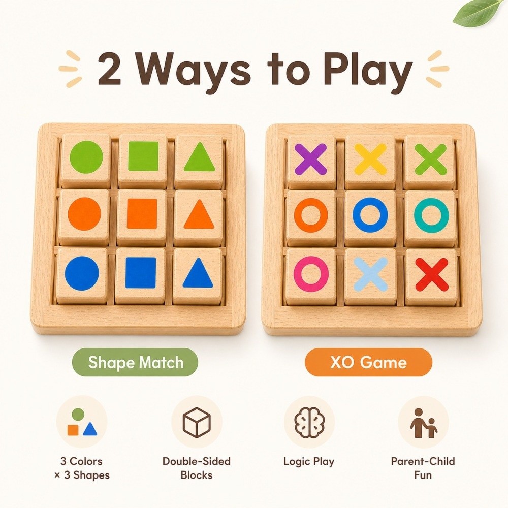 携帯用木製三目並べゲーム、木製二人用教育ボードゲーム、インタ - Board Game For 5 Players のレビューと価格