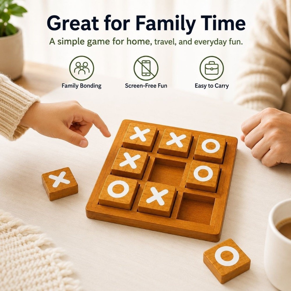 携帯用木製三目並べゲーム、木製二人用教育ボードゲーム、インタ - Board Game For 5 Players のレビューと価格